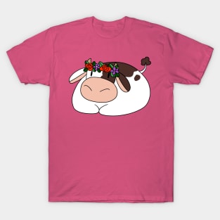 Flower Crown Cow T-Shirt